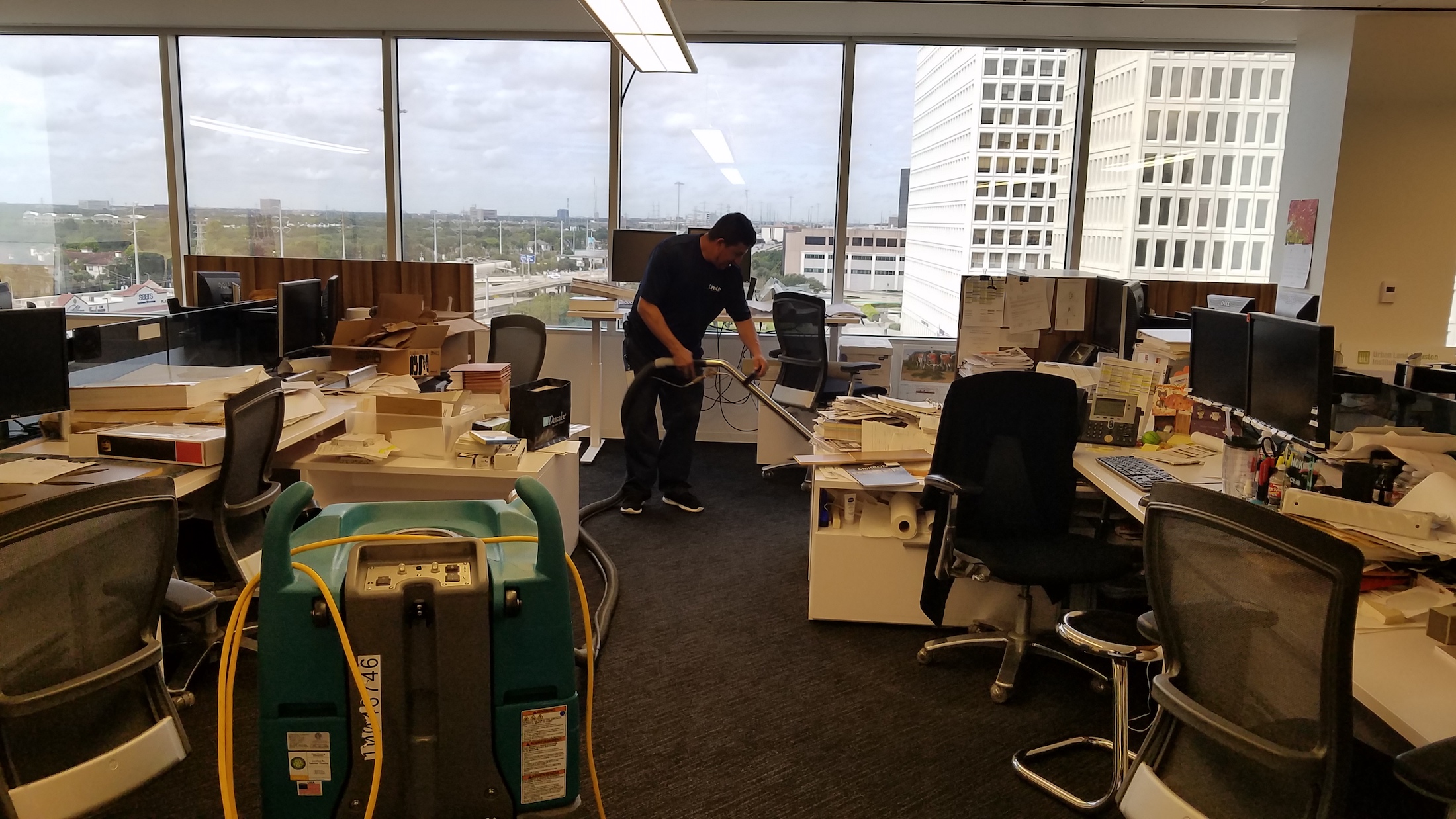 Office renovation and cleaning